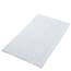 Decomira Badematte rutschfest | Als Badteppich Set kombinierbar | Badezimmer-Teppich Bad-Vorleger waschbar aus Chenille | Duschvorleger für Dusche, Badewannen, WC Deko | Weiss - 70x120 cm