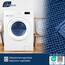 Decomira Badematte rutschfest | Als Badteppich Set kombinierbar | Badezimmer-Teppich Bad-Vorleger waschbar aus Chenille | Duschvorleger für Dusche, Badewannen, WC Deko | Blau - 50x80 cm