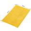 Decomira Badematte rutschfest | Als Badteppich Set kombinierbar | Badezimmer-Teppich Bad-Vorleger waschbar aus Chenille | Duschvorleger für Dusche, Badewannen, WC Deko | Gelb - 40x60 cm
