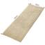 Decomira Badematte rutschfest | Als Badteppich Set kombinierbar | Badezimmer-Teppich Bad-Vorleger waschbar aus Chenille | Duschvorleger für Dusche, Badewannen, WC Deko | Beige - 50x150 cm