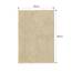 Decomira Badematte rutschfest | Als Badteppich Set kombinierbar | Badezimmer-Teppich Bad-Vorleger waschbar aus Chenille | Duschvorleger für Dusche, Badewannen, WC Deko | Beige - 50x80 cm