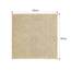 Decomira Badematte rutschfest | Als Badteppich Set kombinierbar | Badezimmer-Teppich Bad-Vorleger waschbar aus Chenille | Duschvorleger für Dusche, Badewannen, WC Vorleger | Beige - 45x45 cm