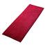 Decomira Badematte rutschfest | Als Badteppich Set kombinierbar | Badezimmer-Teppich Bad-Vorleger waschbar aus Chenille | Duschvorleger für Dusche, Badewannen, WC Deko | Rot - 50x150 cm