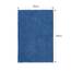 Decomira Badematte rutschfest | Als Badteppich Set kombinierbar | Badezimmer-Teppich Bad-Vorleger waschbar aus Chenille | Duschvorleger für Dusche, Badewannen, WC Deko | Blau - 50x80 cm (2stk)