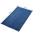 Decomira Badematte rutschfest | Als Badteppich Set kombinierbar | Badezimmer-Teppich Bad-Vorleger waschbar aus Chenille | Duschvorleger für Dusche, Badewannen, WC Deko | Blau - 70x120 cm