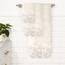 Zahari Home Rose Vine Badezimmer Handtuch Set 3 Stück Handtuch Badetuch, Handtuch und Waschhandtuch Moderne Dekor Schönes einzigartiges Design Stilvolle Badetuch-Sets Beige Handtuch-Set