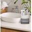 Zahari Home 4-teiliges modernes Badezimmer-Zubehör-Set, moderner Seifenspender, Becher, Zahnbürstenhalter und Seifenhalter, luxuriös, zeitgenössisch, einzigartiges Design, luxuriöses Bad-Set