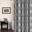 Zahari Home Sinatra 13-teiliges Badezimmer-Duschvorhang-Set, klassisch, luxuriös, mit einzigartigem Design und 12 Haken