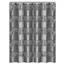 Zahari Home Sinatra 13-teiliges Badezimmer-Duschvorhang-Set, klassisch, luxuriös, mit einzigartigem Design und 12 Haken
