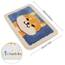 Ankah Shaggy Bath Mat Shower Rug, Soft and Comfortable, High Absorbent and Anti Slip, Machine Washable Fit for Bathtub, Shower and Bath Room 18" x 26" (Cute Dog)