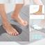 Yimobra Memory Foam Toilettenbadematte U-Förmig, Weich Und Bequem, Super Wasseraufnahme, rutschfest, Dick, Maschinenwaschbar Und Leichter Zu Trocknen, 24 X 20 Zoll, Grau