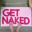 New Mungo Get Naked Badematte, Pink, 78,7 x 50,8 cm