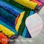NIENLCIP Regenbogen-Badematte, Bunte Badezimmerteppiche, superweich und saugfähig, Mikrofaser-Plüsch, Badteppiche mit Rutschfester Unterseite für Badezimmer, maschinenwaschbar, 48,3 x 68,9 cm