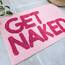 New Mungo Get Naked Badematte, Pink, 78,7 x 50,8 cm