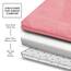 Clara Clark Rutschfester Rückstellschaum Set of 2 - Small/Large Korallenpink