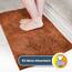 Muddy Mat® AS-SEEN-ON-TV Hunde-Fußmatte und Haustierteppich, hochsaugfähige Mikrofaser, rutschfest, dick, waschbar, weicher Chenille, für Küche, Badezimmer, Schlafzimmer und Innenbereich, Orange