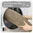 Ompaa Chenille Badvorleger, Plüsch Badematten für Badezimmer, super weich, saugfähig, rutschfest, Teppiche für Badewanne/Dusche/Waschküche, maschinenwaschbarer Teppich, 61 x 43,2 cm, beige