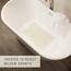 Rubbermaid Commercial Safti-Grip Bath Mat, Large, White, 1982726
