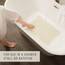 Rubbermaid Commercial Safti-Grip Bath Mat, Large, White, 1982726