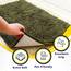 Muddy Mat® | Super Absorbent Door Mat Indoor, Microfiber Quick Dry Chenille Entryway Rug, Non-Slip Front Door Mat, Indoor Mats for Entryway, Machine Washable Pet Rug, Army Green 24"x36"
