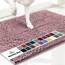Muddy Mat® | Super Absorbent Door Mat Indoor, Microfiber Quick Dry Chenille Entryway Rug, Non-Slip Front Door Mat, Indoor Mats for Entryway, Machine Washable Pet Rug, Pink 24"x36"