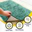 Muddy Mat® Super saugfähige Fußmatte für den Innenbereich, Mikrofaser, schnell trocknend, Chenille-Eingangsteppich, rutschfeste Haustürmatte, Innenmatten für den Eingangsbereich, maschinenwaschbar