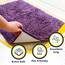 Muddy Mat® AS-SEEN-ON-TV Hochsaugfähige Mikrofaser-Fußmatte und Haustierteppich, rutschfest, dick, waschbar, für Küche, Badezimmer, Schlafzimmer, drinnen und draußen, Lila, 61 x 304,8 cm