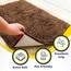 Muddy Mat® | Super Absorbent Door Mat Indoor, Microfiber Quick Dry Chenille Entryway Rug, Non-Slip Front Door Mat, Indoor Mats for Entryway, Machine Washable Pet Rug, Brown 36"x60"