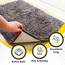 Muddy Mat® Super saugfähige Fußmatte für den Innenbereich, Mikrofaser, schnell trocknend, Chenille-Eingangsteppich, rutschfeste Haustürmatte, Innenmatten für den Eingangsbereich, maschinenwaschbar
