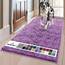 Muddy Mat® | Super Absorbent Door Mat Indoor, Microfiber Quick Dry Chenille Entryway Rug, Non-Slip Front Door Mat, Indoor Mats for Entryway, Machine Washable Pet Rug, Purple 35"x60"