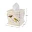 Avanti Linens, Taschentuchbox-Abdeckung, dekoratives Zubehör für die Arbeitsplatte, von der Natur inspirierte Heimdekoration (vergoldete Vogel-Kollektion)