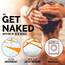 New Mungo Get Naked Badematte, Orange – niedliche Badezimmerteppiche, lustige Badematte, 78,7 x 50,8 cm