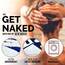 New Mungo Get Naked Badematte, niedlicher Badezimmerteppich, lustige Badematte, 78,7 x 50,8 cm, Blau