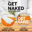 New Mungo Get Naked Badematte, Orange – niedliche Badezimmerteppiche, lustige Badematte, 78,7 x 50,8 cm
