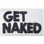 New Mungo Get Naked Badematte für die Badewanne, niedliche Badteppiche für Wohnungsdekoration, Badematten für Badezimmer als Duschbodenmatte, getufteter grauer und weißer Badezimmerteppich, 78,7 x