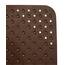 RIDDER Duscheinlage, Duschmatte ca. 54x54 cm, Plattfuß, braun | Allergikerfreundlich | Made in Germany | Nachhaltig | Recyclebar | Waschbar | PVC-frei