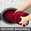 COSY HOMEER Extra Dicke Badteppiche für Badezimmer – Anti-Rutsch-Badwäsche-Set, Matten, weicher Plüsch, 100% Starkes Polyester, für Wohnzimmer, Schlafzimmer, wasserabsorbierend (rot, 61 x 122 cm)