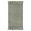 Collive Waschbarer Teppich, moderner, gewebter Küchenteppich, 90 x 150 cm, olivgrün/cremefarben, geflochtene Baumwolle, für den Eingangsbereich, Wohnzimmer, Kinderzimmer, Schlammzimmer, Waschküche