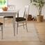 Collive Komfortabler Teppich, 1.2x1.8 m, braun/cremefarben, gewebte Baumwolle, Schlafzimmerteppich, moderner Innen- und Außenbereich, Bodenteppich mit Quaste für Wohnzimmer, Büro, Terrassendekoration