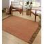 Collive Comfy Area Teppich, 1,2 x 1,8 m, Terra-gewebte Baumwolle, Schlafzimmer, Teppiche, moderner Innen-Akzent-Teppich, Bodenteppich mit Quaste für Wohnzimmer, Kinderzimmer, Esszimmer, Nachttisch