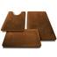 Clara Clark Rutschfester Rückstellschaum Set of 2 - Small/Large Schokobraun