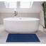 Utopia Towels - 2er Pack groß Badematte Badvorleger (53 x 86 cm) - 100% Baumwolle Frottee -Waschbare Badteppich (Marineblau)