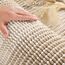 BSICPRO Badezimmerteppiche und -matten, 2-teiliges dickes, saugfähiges Chenille-Badvorleger-Set, rutschfest, weich, zottelig, Badezimmer-Fußmatten für Badezimmer, maschinenwaschbar (Beige, 50,8 x