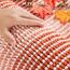 Badezimmerteppiche und -matten, 2-teiliges dickes, saugfähiges Chenille-Badvorleger-Set, rutschfest, weich, zottelig, Badezimmer-Fußmatten für Badezimmer, maschinenwaschbar (Sunset Orange, 50,8 x 81,3