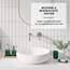 Clara Clark Badezimmer-Zubehör-Set – 23-teiliges Duschvorhang-Set mit Badezimmer-Mülleimer, grünes Badezimmer-Set, Badezimmer-Sets mit Duschvorhang und grünen Teppichen