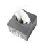 SKL Home Weihnachten/Geschenk Woodland Winter Schneemann Taschentuchbox-Abdeckung, Holz, GRAU, 5" W x 75" L (Pack of 1)