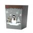 SKL Home Woodland Winter Abfalleimer, Holz, Rot/Ausflug, einfarbig (Getaway Solids), Wastebasket
