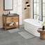 French Connection 2-teiliges Badematten-Set, 43,2 x 61/50,8 x 86,4 cm, Mittelgrau