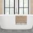 French Connection Nellore Fringe Bath Rug, 17 in. x 24 in, Grey