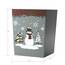 SKL Home Woodland Winter Abfalleimer, Holz, Rot/Ausflug, einfarbig (Getaway Solids), Wastebasket